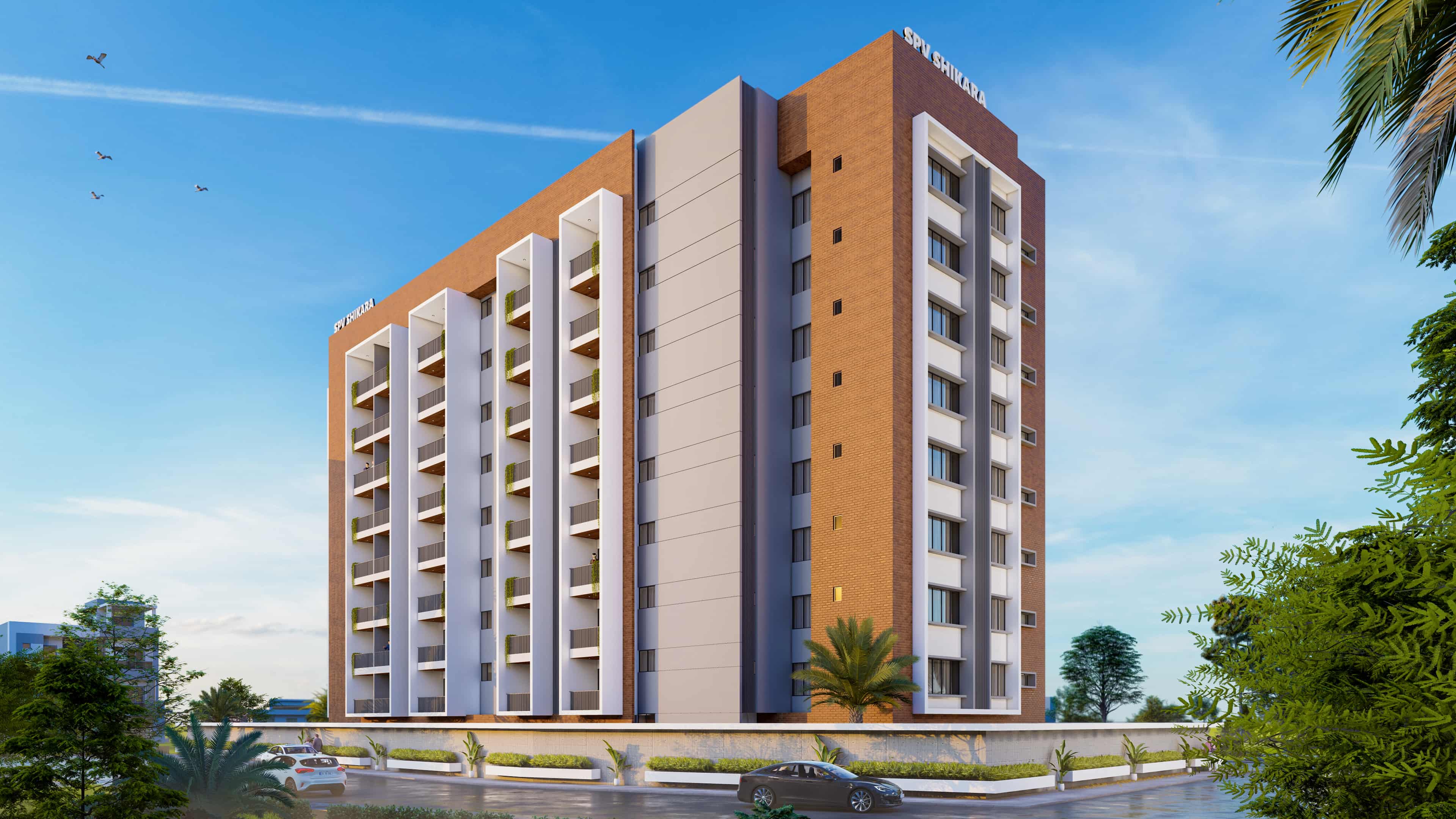 SPV Architects x Realarch Studio, present Raichur's first-ever high-rise apartment.
