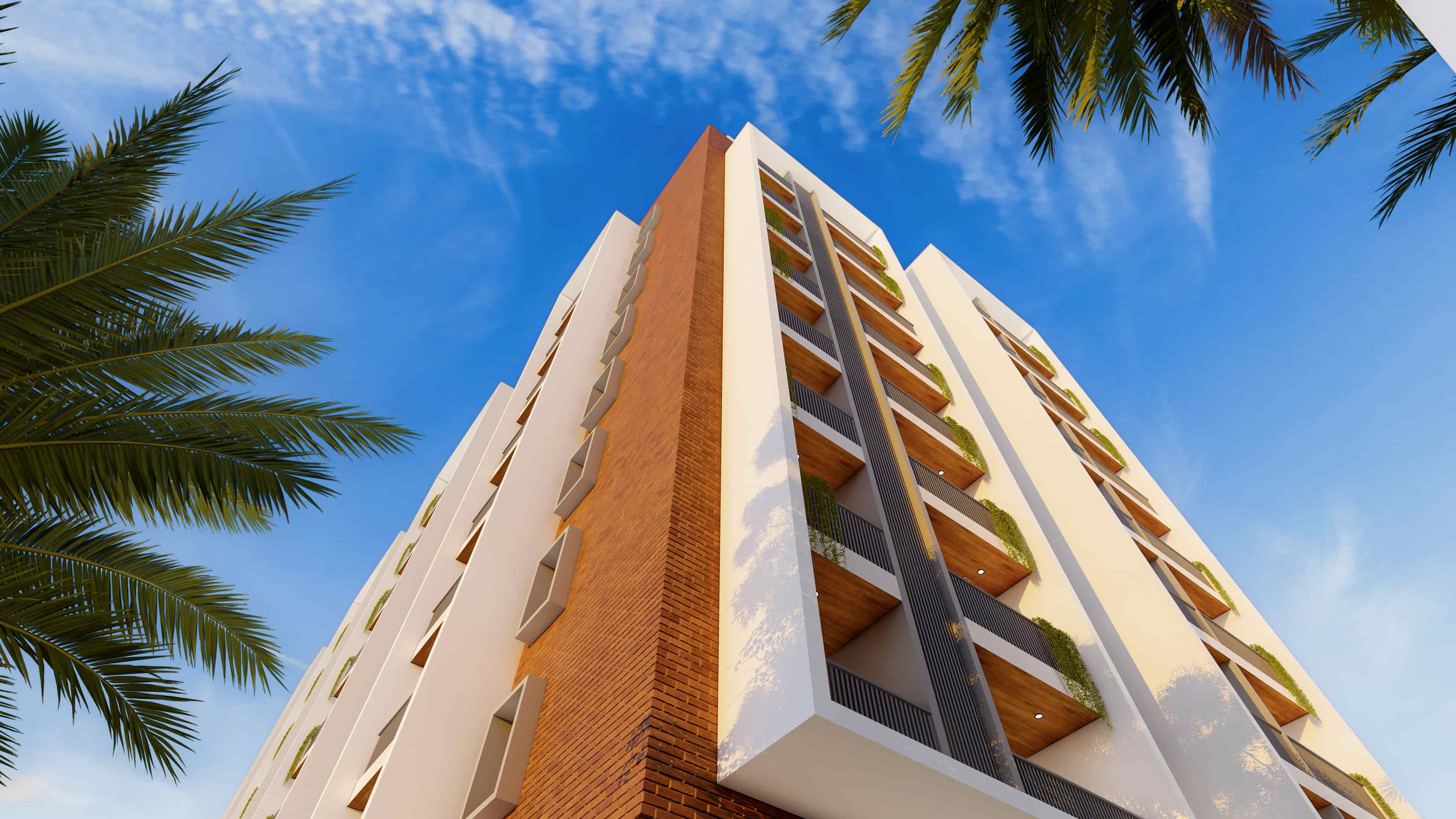 SPV Architects x Realarch Studio, present Raichur's first-ever high-rise apartment.