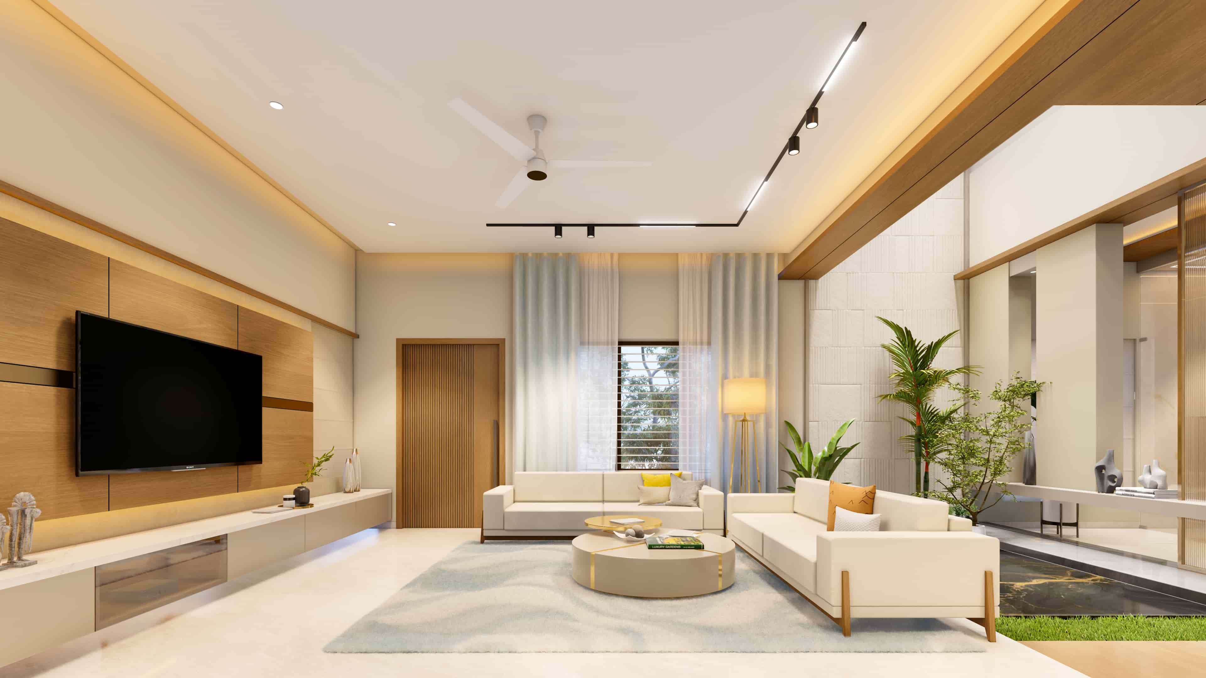 Delve into modern residence interiors visualized by realarch studio, that fuse visionary design with the warmth of home.