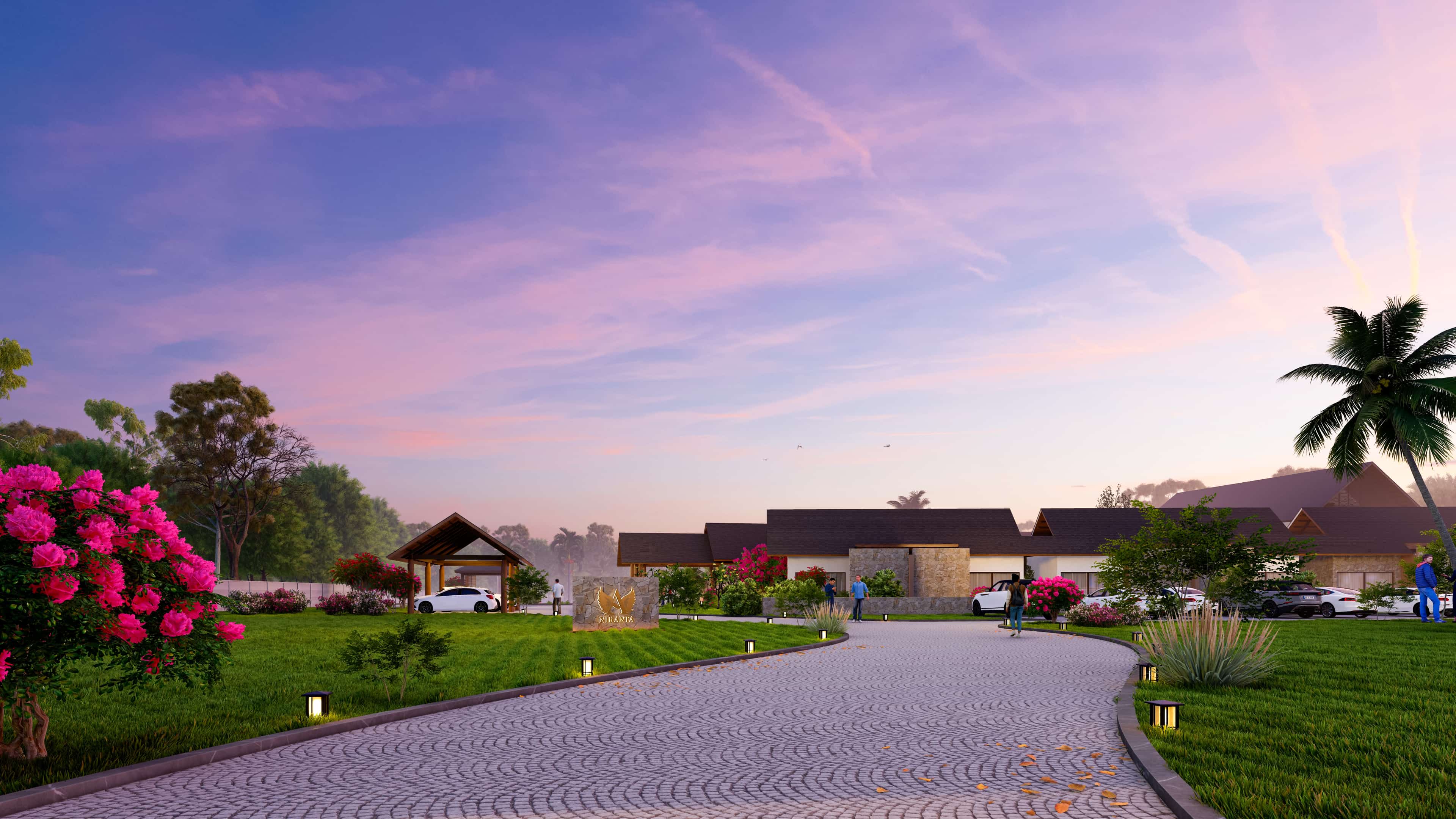 Retreat envisioned by Realarch Studio, as a peaceful hideaway that balances nature’s calm with timeless architectural elegance.