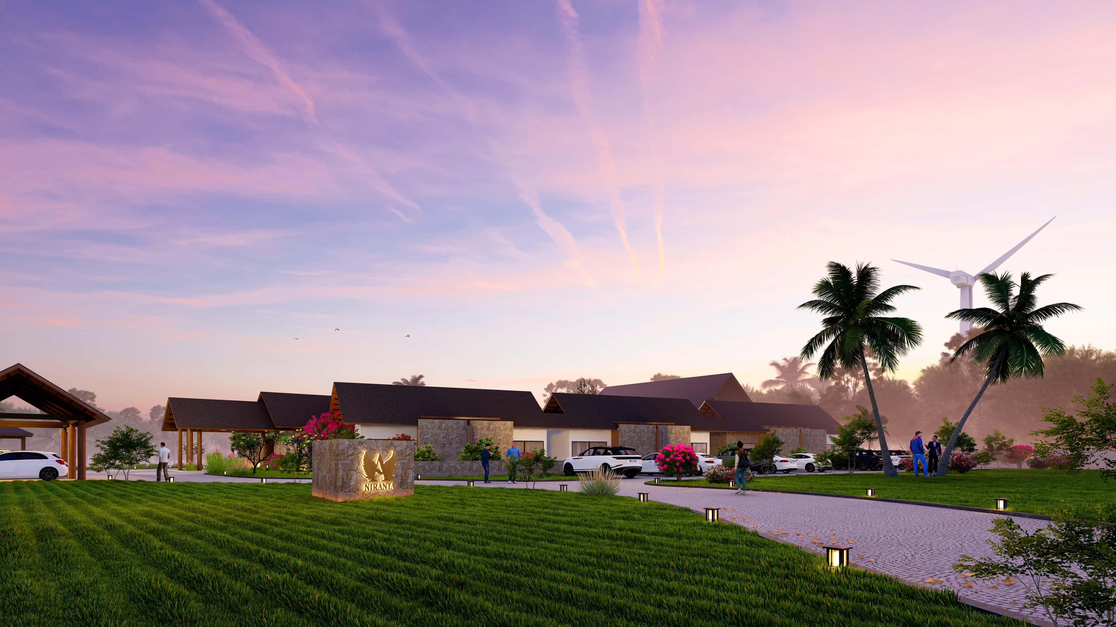 Retreat envisioned by Realarch Studio, as a peaceful hideaway that balances nature’s calm with timeless architectural elegance.